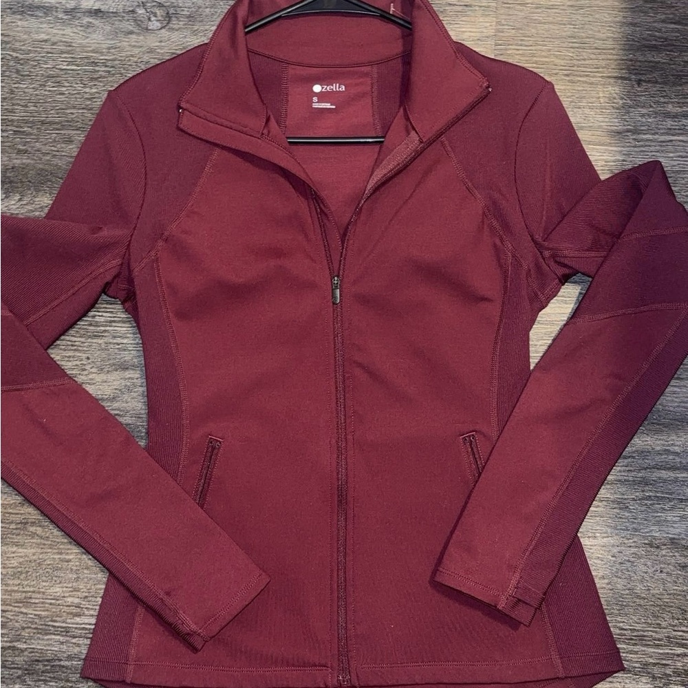 Zella Burgundy Utility Jacket